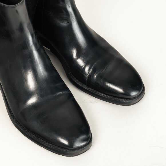Alexander Wang Fia Black Leather Chelsea Boot - Picture 6 of 9